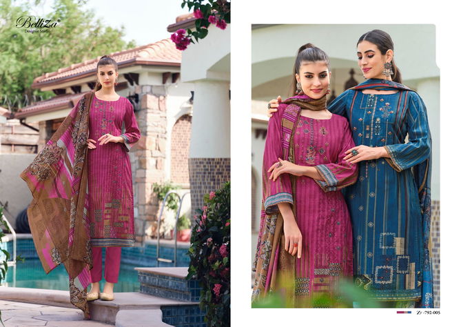 Shaheena By Belliza Readymade Printed Suits Catalog
